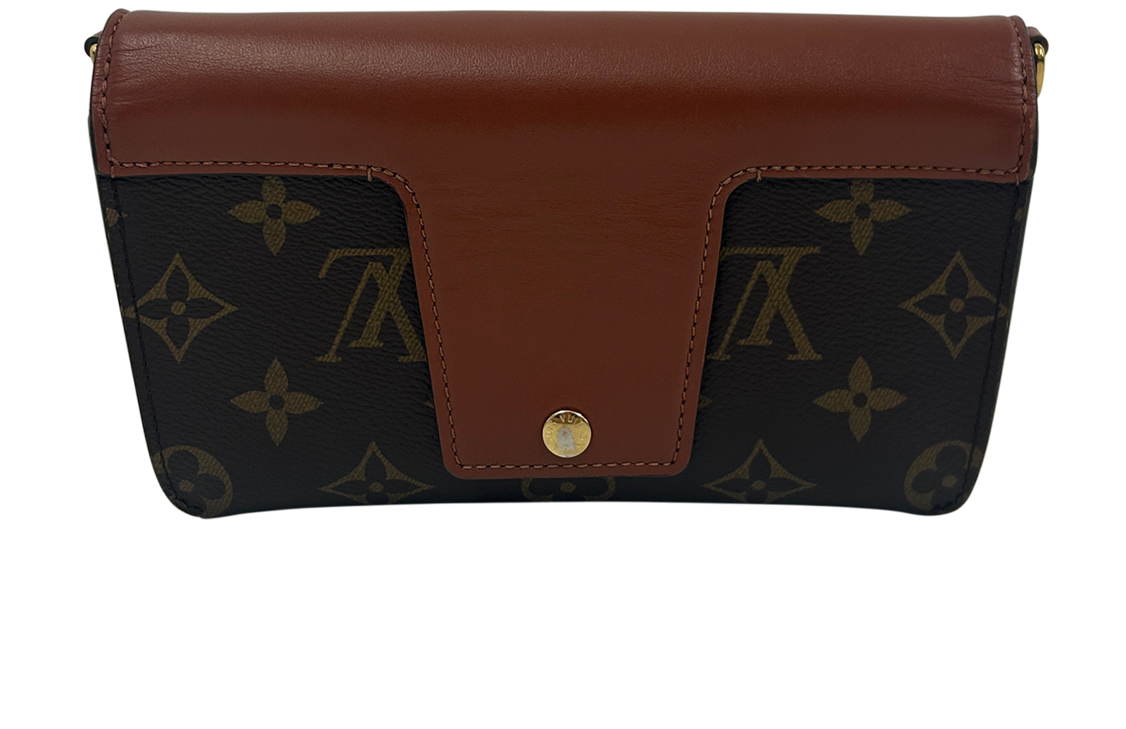 Shoulder, 990&euro;, Bolso, Marrón, Animal - Piel/Canvas - General, Vista trasera